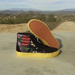 NEW Vans Sk8-Hi Festival Satin Unisex Size: 7/8